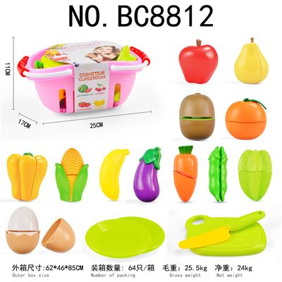 蔬果切切乐小篮17件套 - OBL858893