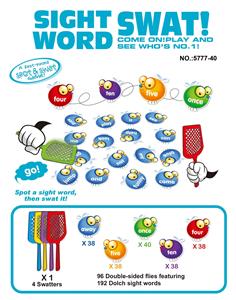 FLY SWATTER AND WORD GAME - OBL859138