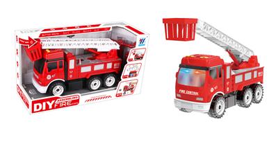 Large DIY dismounting fire truck - OBL859308