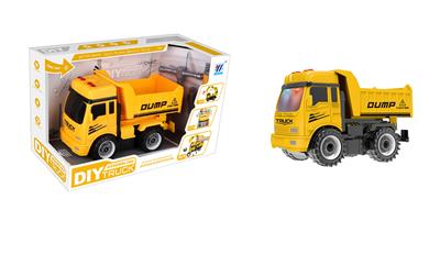 DIY dump truck disassembly simulation engineering vehicle - OBL859310