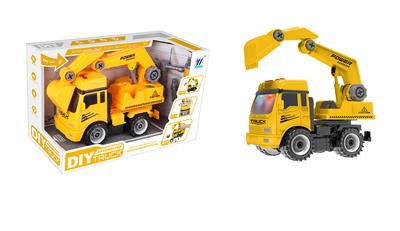 DIY excavator disassembly simulation engineering vehicle - OBL859312