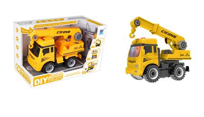 DIY crane disassembly simulation engineering vehicle - OBL859313