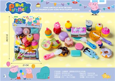 Piggy cake cake dessert cut 26 piece set - OBL859356
