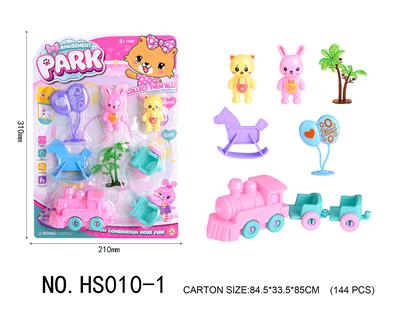 FAMILY IN AMUSEMENT PARK - OBL859880