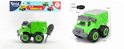 PUT TOGETHER SANITATION GARBAGE TRUCKS - OBL860132