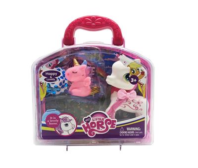 LARGE ENAMEL UNICORN - OBL860429