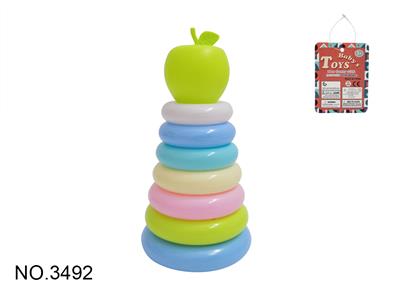 SEVEN-LAYER BLOW-UP RING (APPLE) - OBL860695