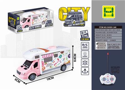 1:32四通遥控灯光美食房车 - OBL861644