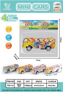 回力巴士涂鸦车 - OBL861695