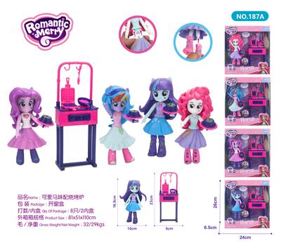 LOVELY HORSE SISTER WITH BARBECUE OVEN - OBL863069