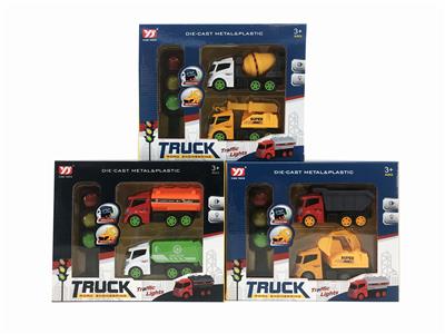 2 ALLOY CARS WITH TRAFFIC LIGHTS - OBL863168