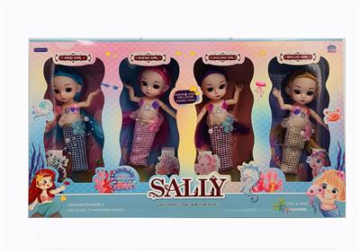 6 inch solid body mermaid - OBL863241