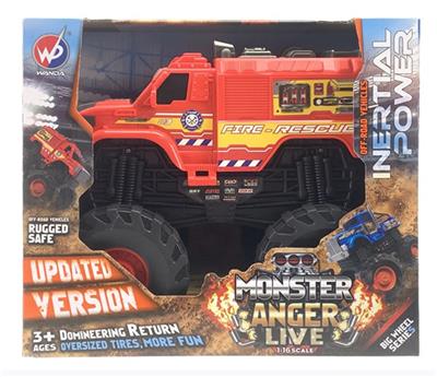 1: 16SCALE INERTIAL MONSTER FIRE ENGINE - OBL863329