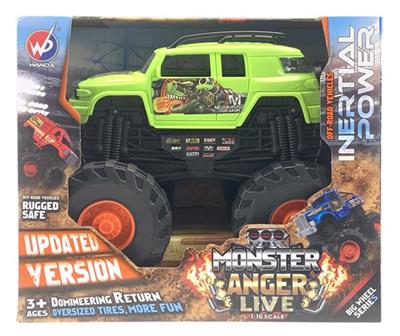 1: 16SCALE INERTIA MONSTER DINOSAUR JEEP - OBL863331