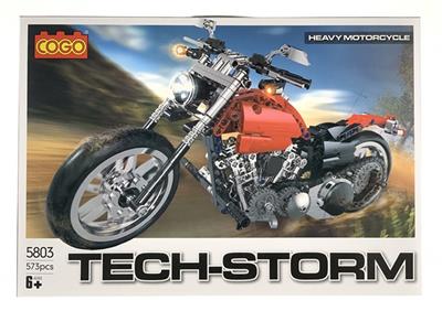 Puzzle building block assembly diy small particle new technology parts series harley 573pcs - OBL863372