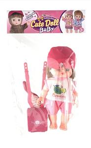 13 INCH DOLL WITH SCHOOLBAG COMB - OBL863394