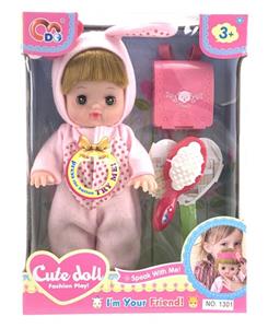 13 INCH DOLL WITH SCHOOLBAG COMB - OBL863399