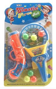 ELASTIC RACKET WITH PING-PONG GUN - OBL863593