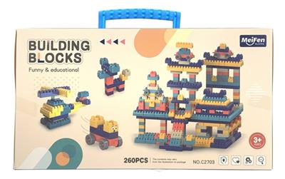 FUN PARTICLE BUILDING BLOCKS 260PCS - OBL863705