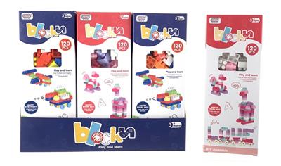 PUZZLE DIY BUILDING BLOCKS 120PCS (BOYS AND GIRLS MIX) - OBL863720