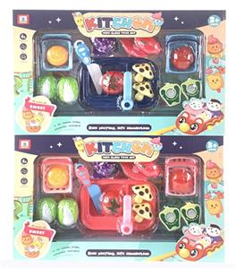 SIMULATION FAMILY CUTLERY AND FRUIT CUTTING KIT - OBL863733