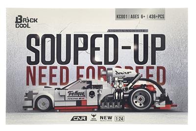 Cool Little Brick Blast Series - White Lightning Puzzle Put together DIY Bricks - OBL863791