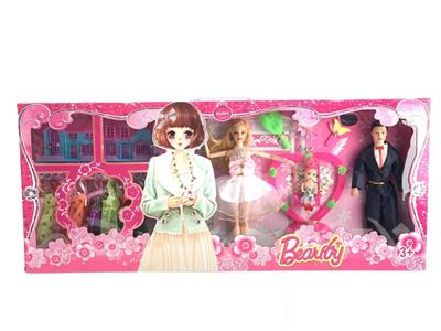 11.5-INCH MULTI JOINT SOLID BODY BARBIE DOLL - OBL863852