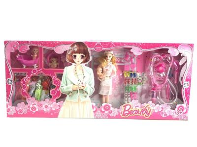11.5-INCH MULTI JOINT SOLID BODY BARBIE DOLL - OBL863854