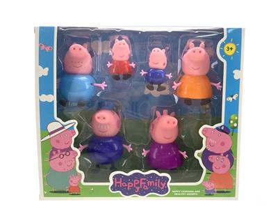 小猪佩奇一家六口 - OBL863855