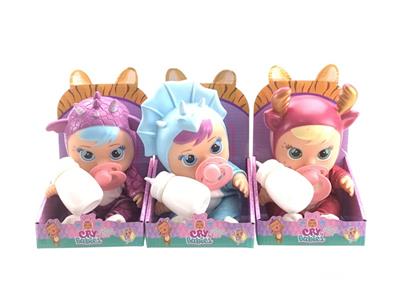10寸搪胶音乐哭泣娃娃（3款混装） - OBL863867
