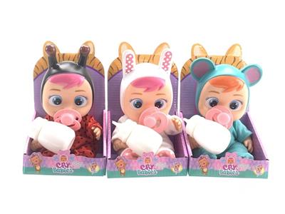 10寸搪胶音乐哭泣娃娃（3款混装） - OBL863868