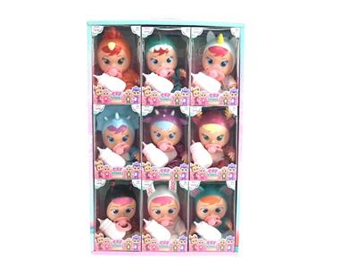 10寸搪胶音乐哭泣娃娃(9盒装) - OBL863873