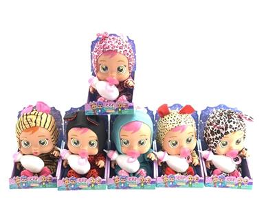 12寸搪胶音乐哭泣娃娃（6款混装） - OBL863874