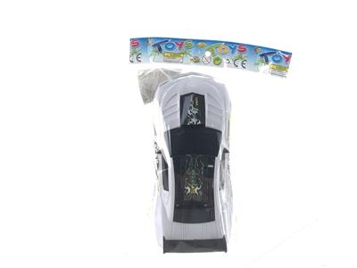 BUMBLEBEE RED AND WHITE INERTIAL CAR - OBL863971