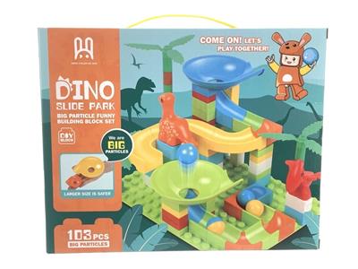 103PCS LARGE GRAIN DINOSAUR SLIDE BLOCK - OBL864064