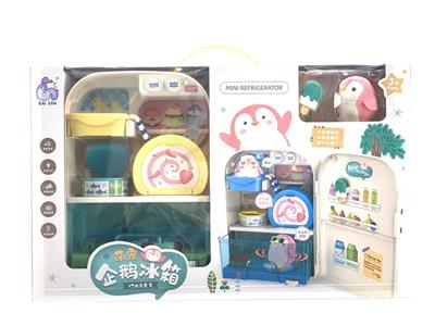 萌趣企鹅冰箱（灯光、音乐） - OBL864135