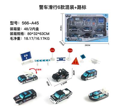 1:64 ALLOY SPECIAL POLICE TAXI ROAD SIGN - OBL864487