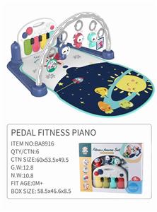 Cute rabbit fitness pedal piano - OBL864730