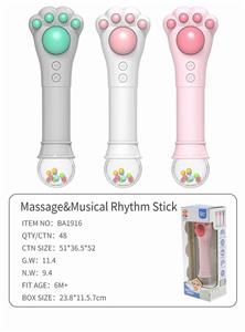 CATS PAW MASSAGE RHYTHM STICK (3 COLORS MIXED) - OBL864733