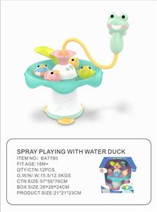 PLAYING DUCKS IN A FOUNTAIN - OBL864806