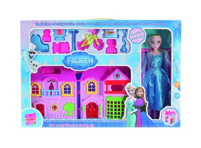 ICE VILLA WITH LIGHTING, MUSIC AND BARBIE FURNITURE - OBL864869