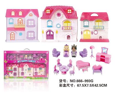 SIMULATION VILLA WITH DOLL, FURNITURE - OBL864916