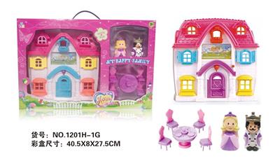 ELECTRIC VILLA WITH LIGHTING, MUSIC, XUANZHUAN DESIGN AND DOLL FURNITURE (EXCLUDING ELECTRICITY) - OBL864922