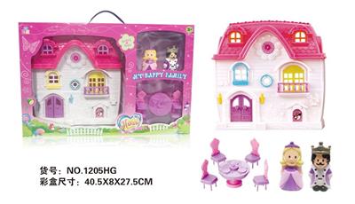 SIMULATION VILLA WITH DOLL, FURNITURE - OBL864923