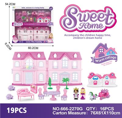 VILLA PRINCE PRINCESS WITH FURNITURE (LIGHTING MUSIC) - OBL864938