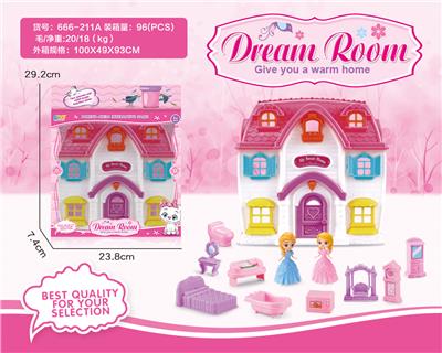 VILLA WITH PRINCESS FURNITURE - OBL864958