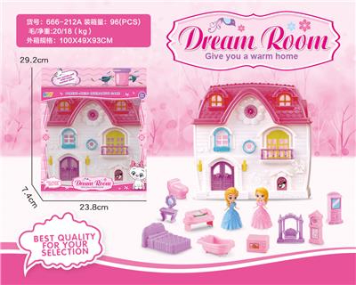 VILLA WITH PRINCESS FURNITURE - OBL864963