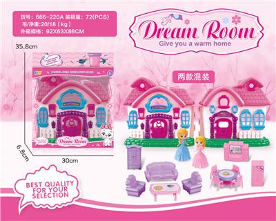 VILLA WITH PRINCESS FURNITURE - OBL864968