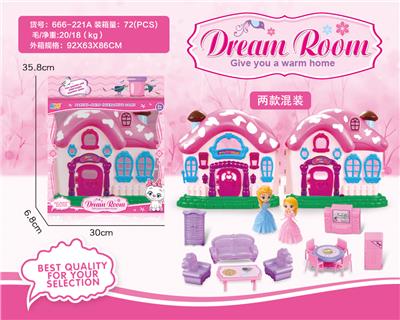 VILLA WITH PRINCESS FURNITURE - OBL864973