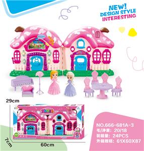 VILLA WITH PRINCESS FURNITURE (SOUND AND LIGHT) - OBL864980